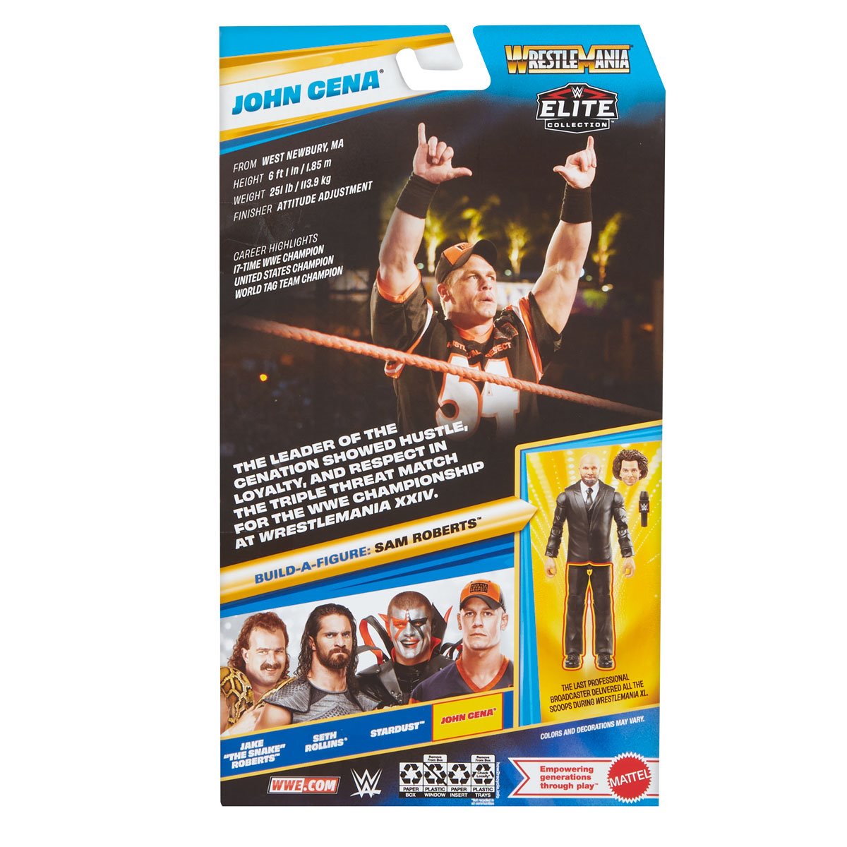 WWE WrestleMania Elite 2026 John Cena Action Figure