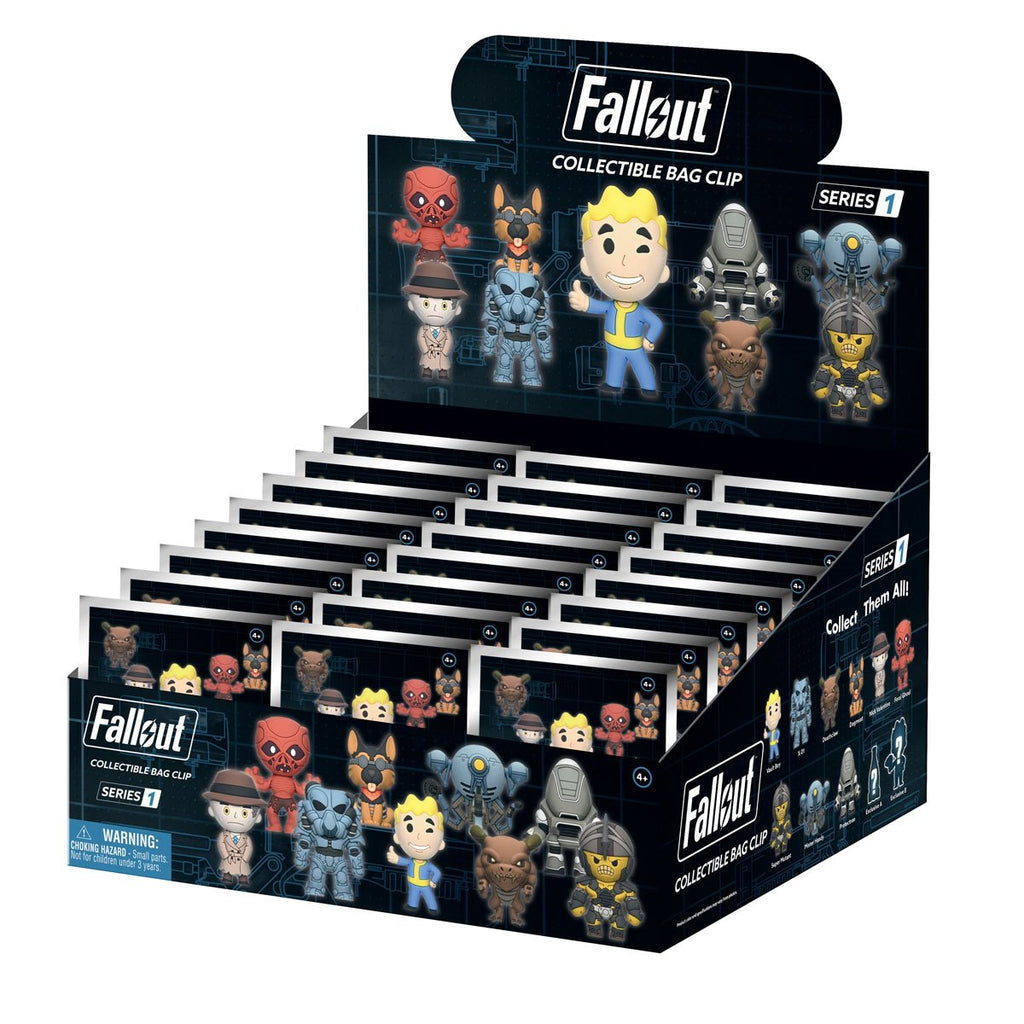 Fallout 3D Foam Bag Clip Display Case of 24