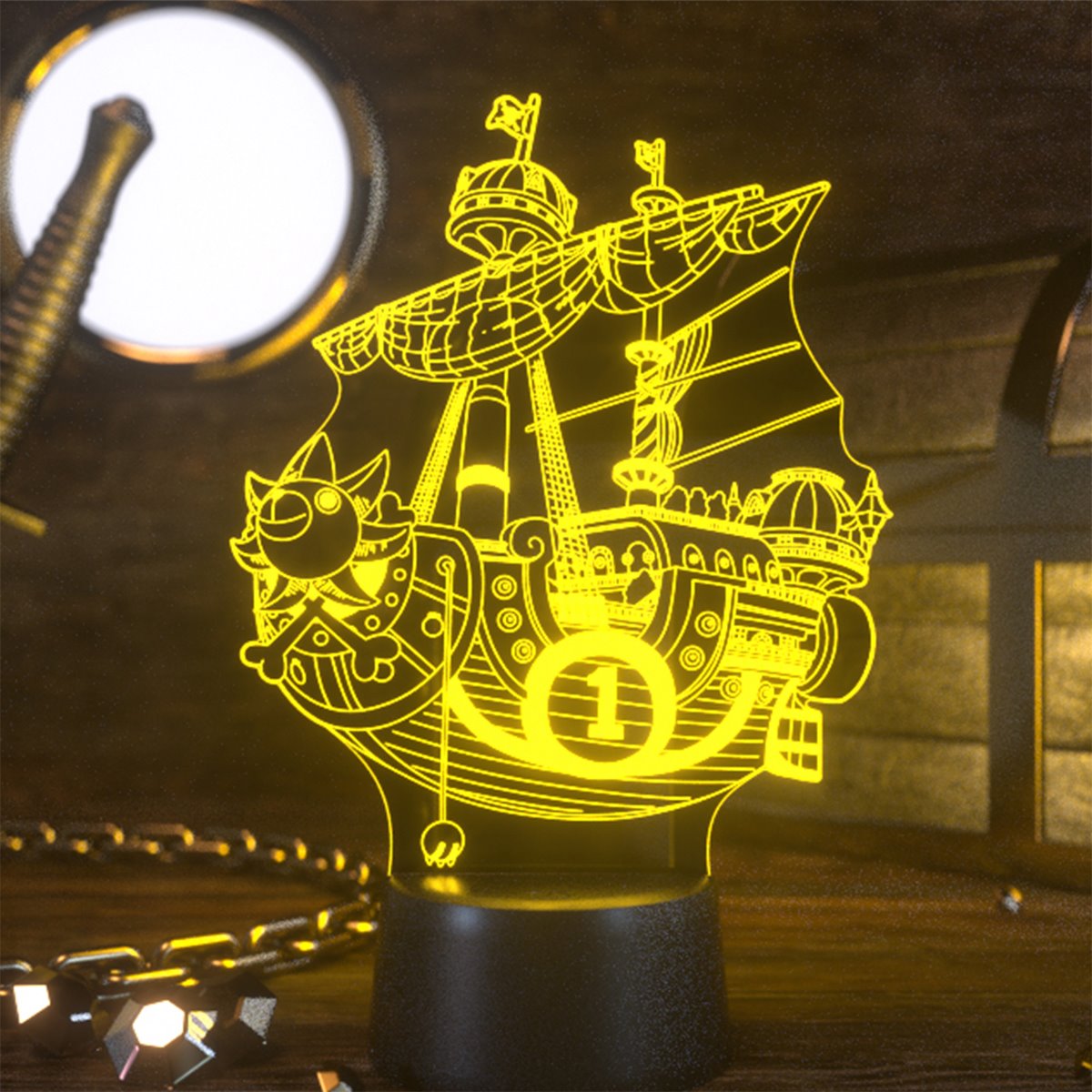 One Piece Thousand Sunny Otaku Lamp