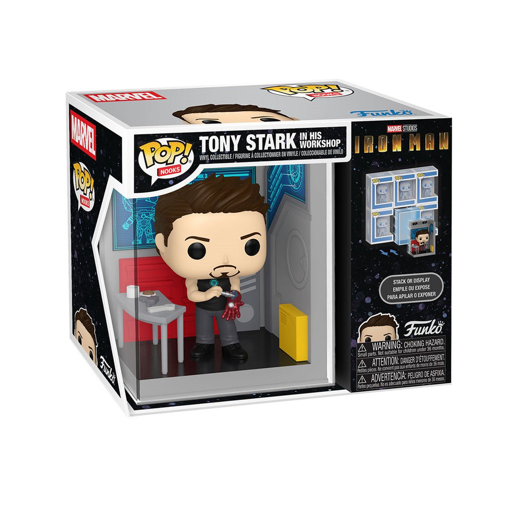 Marvel Tony Stark In His Workshop Funko Pop! Nook Figure