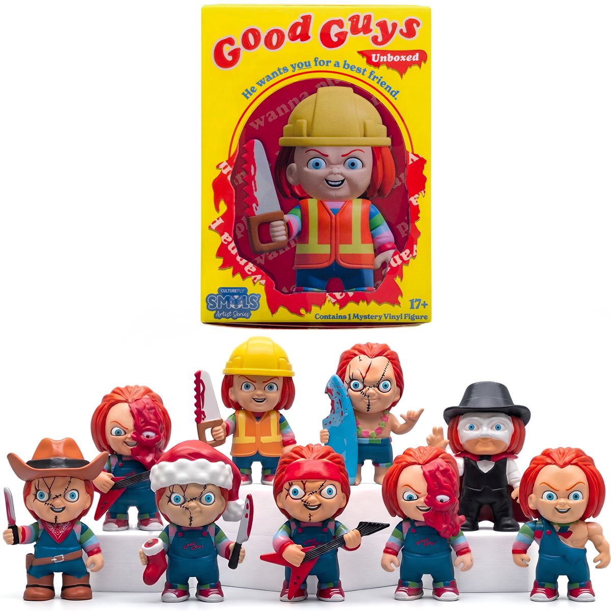 Childs Play Chucky Good Guys Artist Minis 3-Inch Blind Box Mini-Figure Case of 12