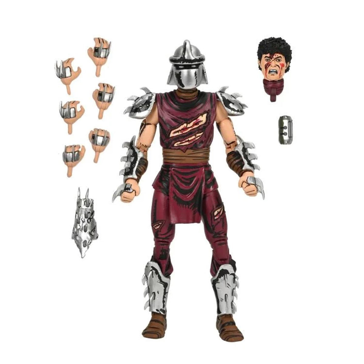 Teenage Mutant Ninja Turtles Mirage Comics Battle Damaged Shredder Classic Colors 7-Inch Scale Action Figure
