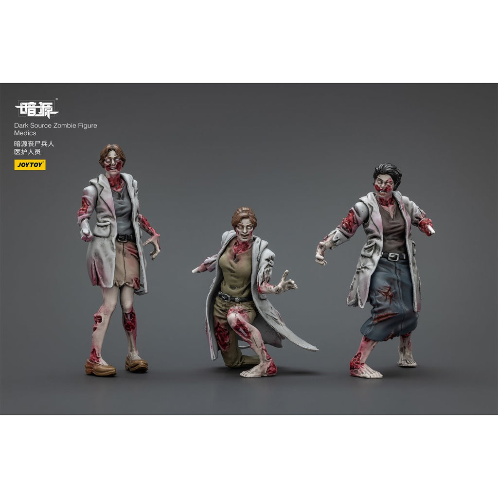 Joy Toy Dark Source Zombie Medics 1:25 Scale Action Figure 3-Pack