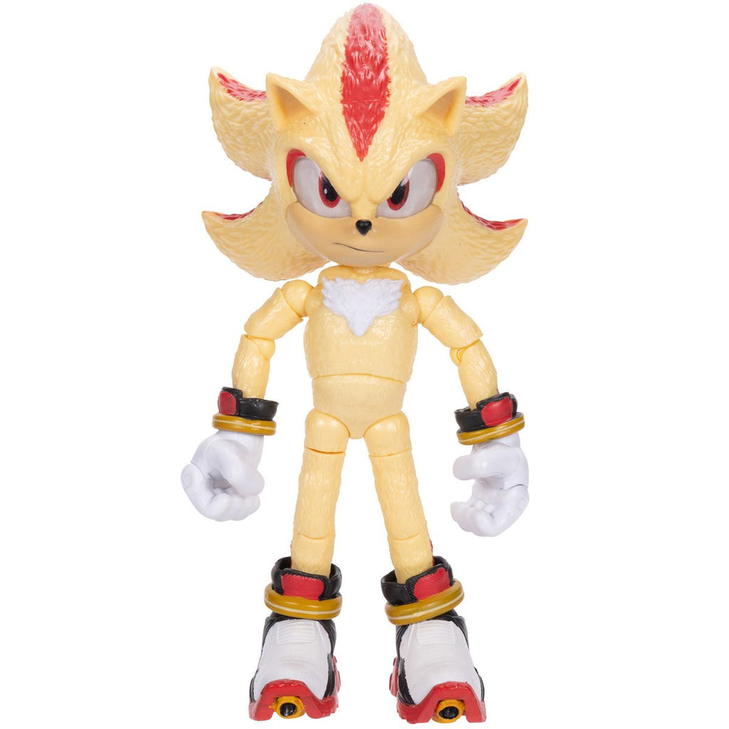 Sonic 3 Movie 5-Inch Wave 3 Super Shadow Action Figure