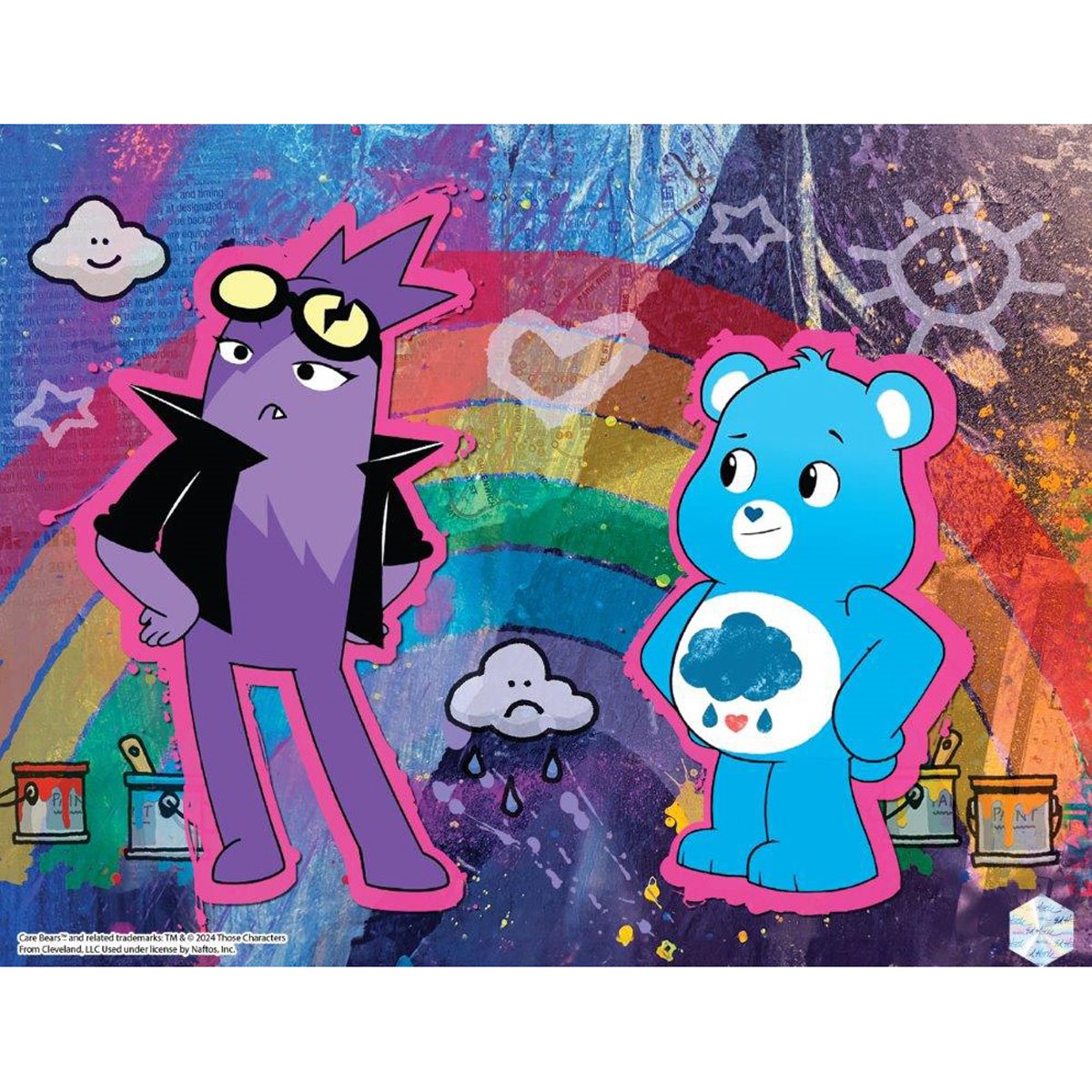 Care Bears The Grumpy Effect #1102 Animation Cel Artist Edition Framed Art Print