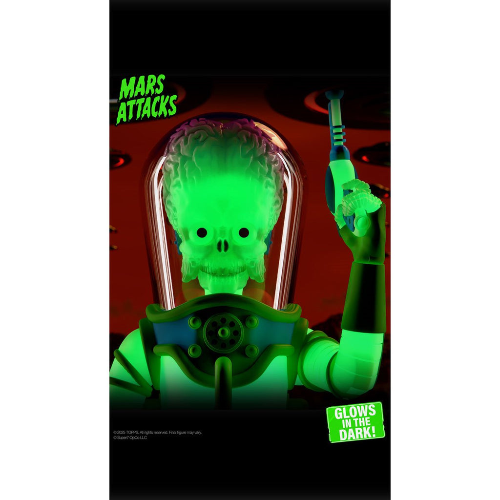 Mars Attacks! Ultimates Martian (Invasion Begins Glow-in-the-Dark) 7-Inch Scale Action Figure