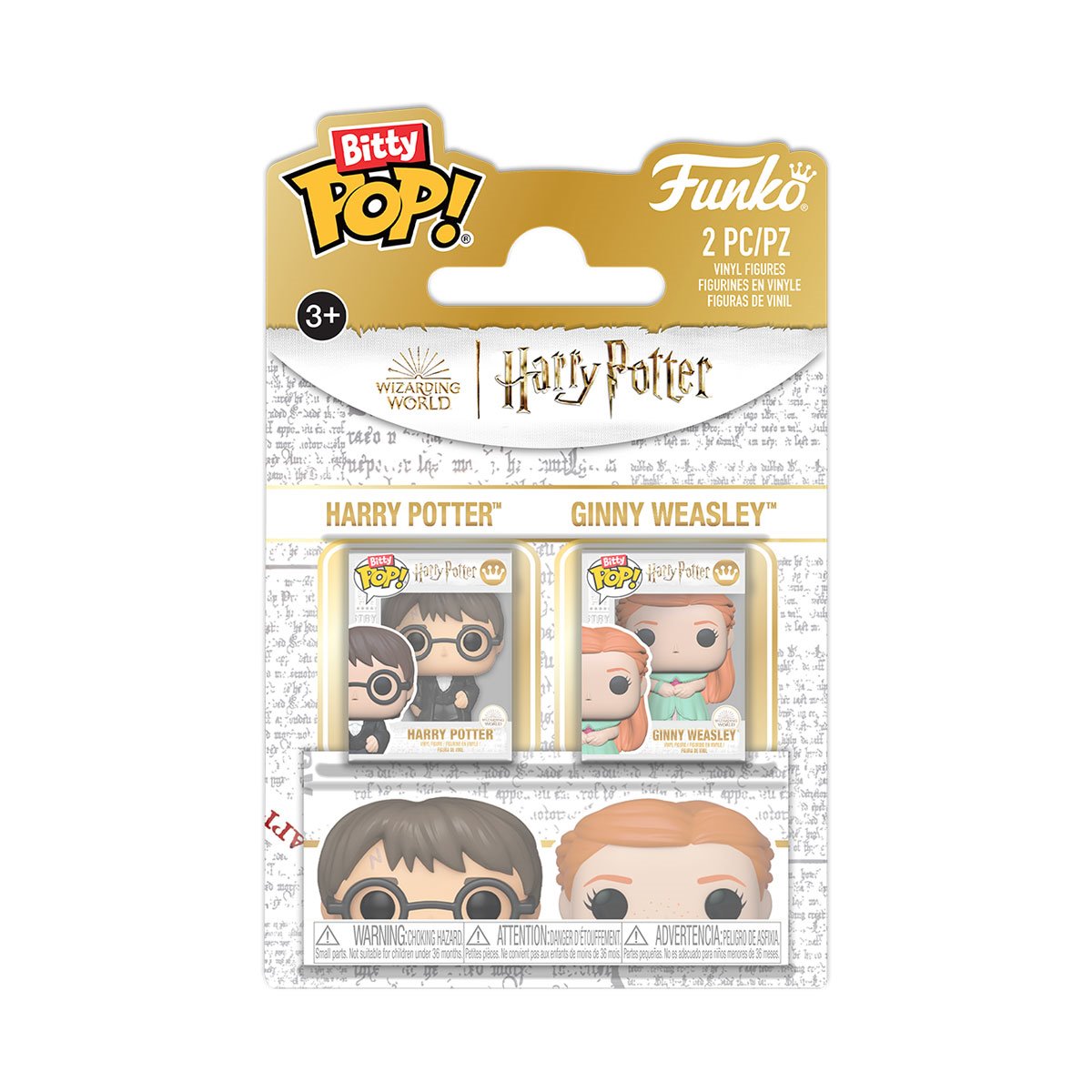 Harry Potter and the Goblet of Fire Harry Potter and Ginny Weasley Funko Bitty Pop! Mini-Figure 2-Pack