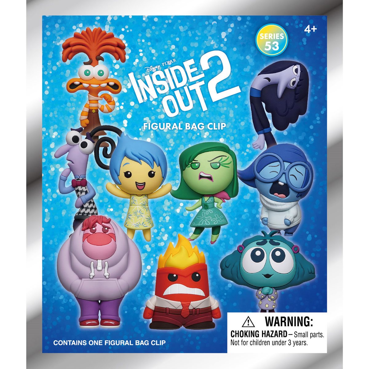 Inside Out Series 2 3D Foam Bag Clip Random 6-Pack