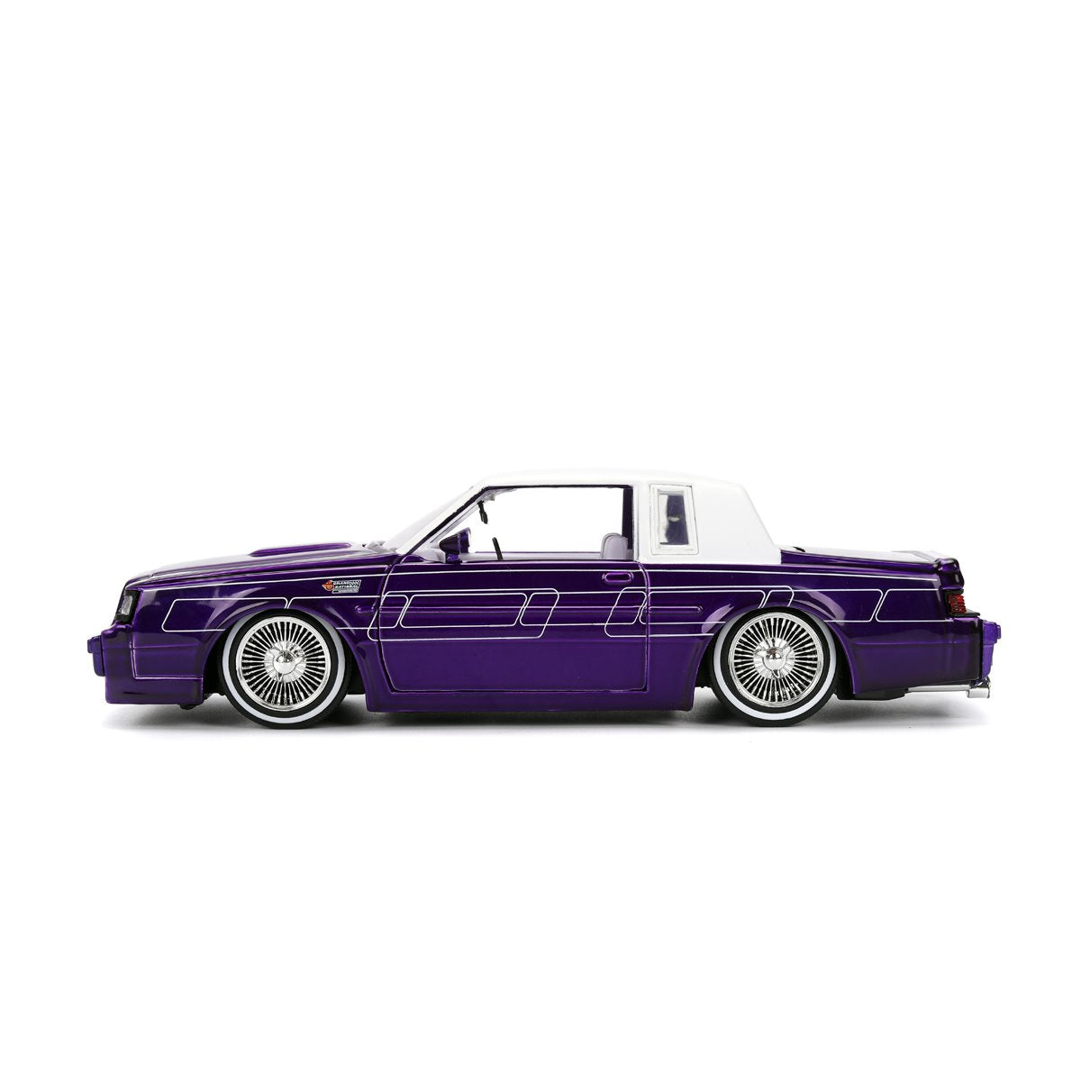 Bigtime Muscle 1987 Buick Grand National Candy Purple 1:24 Scale Die-Cast Metal Vehicle