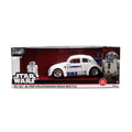 Hollywood Rides Star Wars 1959 Volkswagen Drag Beetle 1:24 Scale Die-Cast Metal Vehicle with R2-D2 Figure
