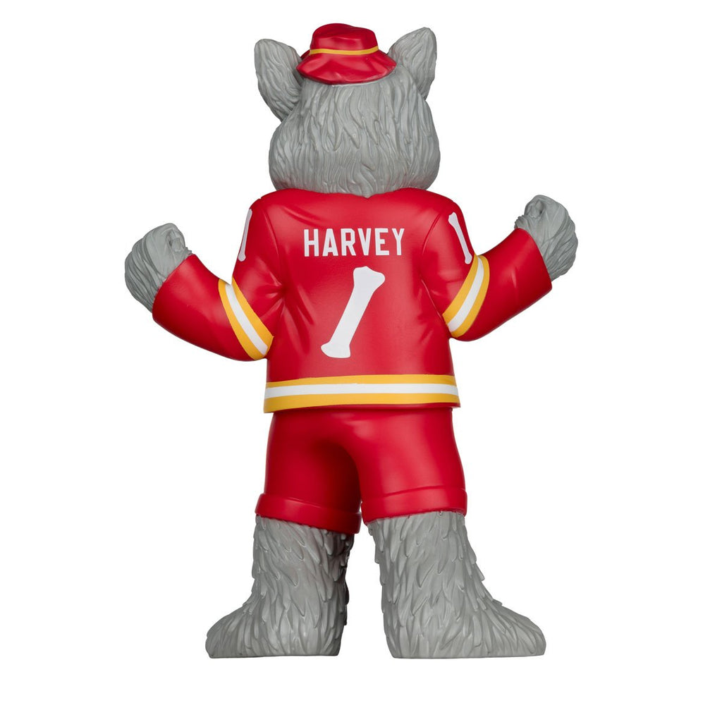 NHL Calgary Flames Harvey the Hound Version 2 Mascot Posed Figure