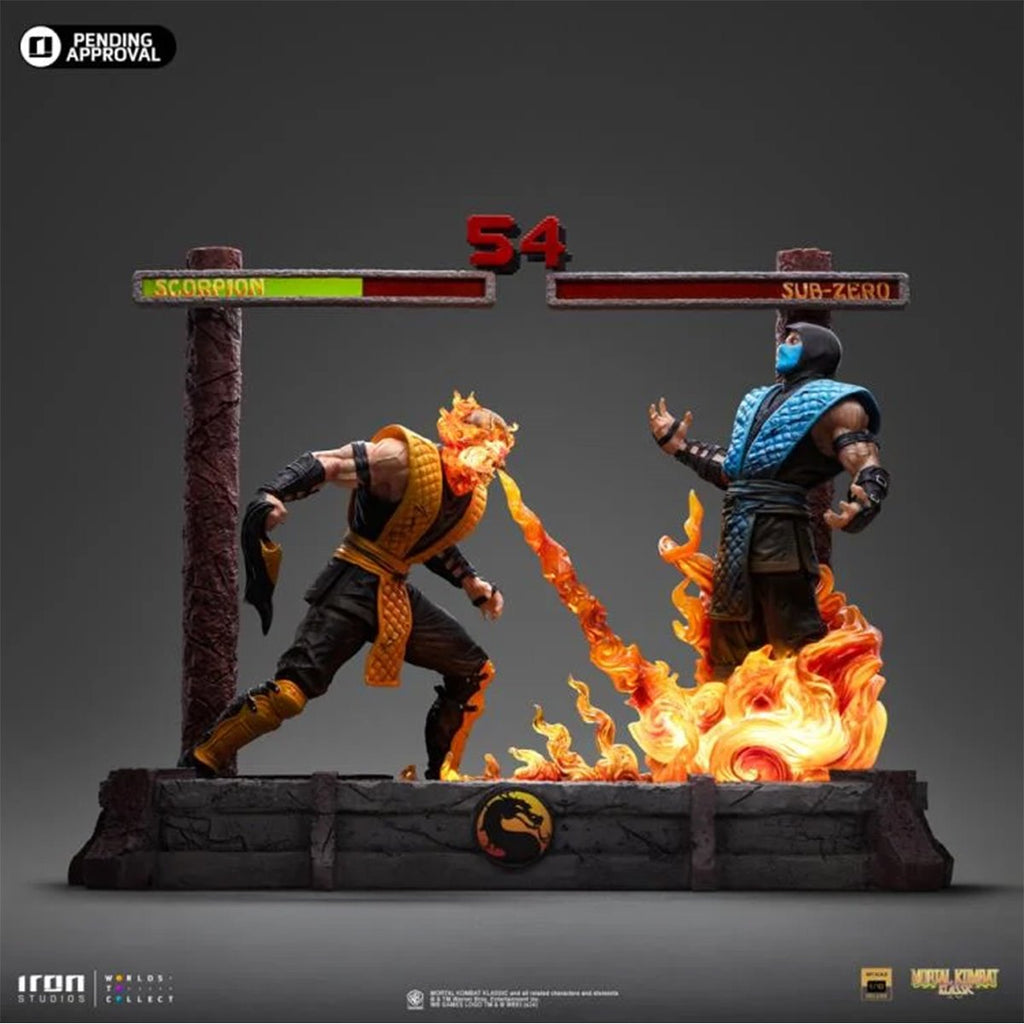 Mortal Kombat Scorpion Fatality 1:10 Deluxe Art Scale Limited Edition Statue