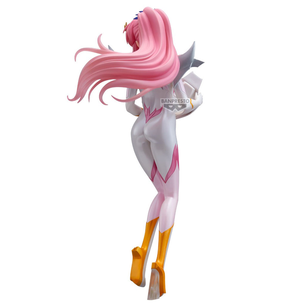 Mobile Suit Gundam Seed Freedom Lacus Clyne Pilot Suit Pearl Version Glitter and Glamours Statue