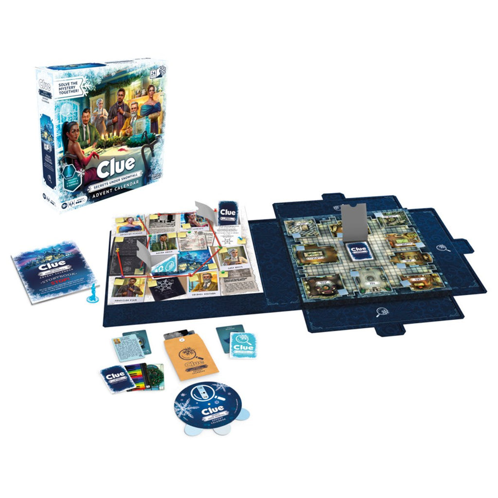 Clue Advent Calendar: Secrets Under Snowfall