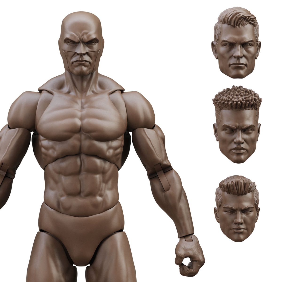 Epic H.A.C.K.S Blanks Coffee Male 1:12 Scale Action Figure