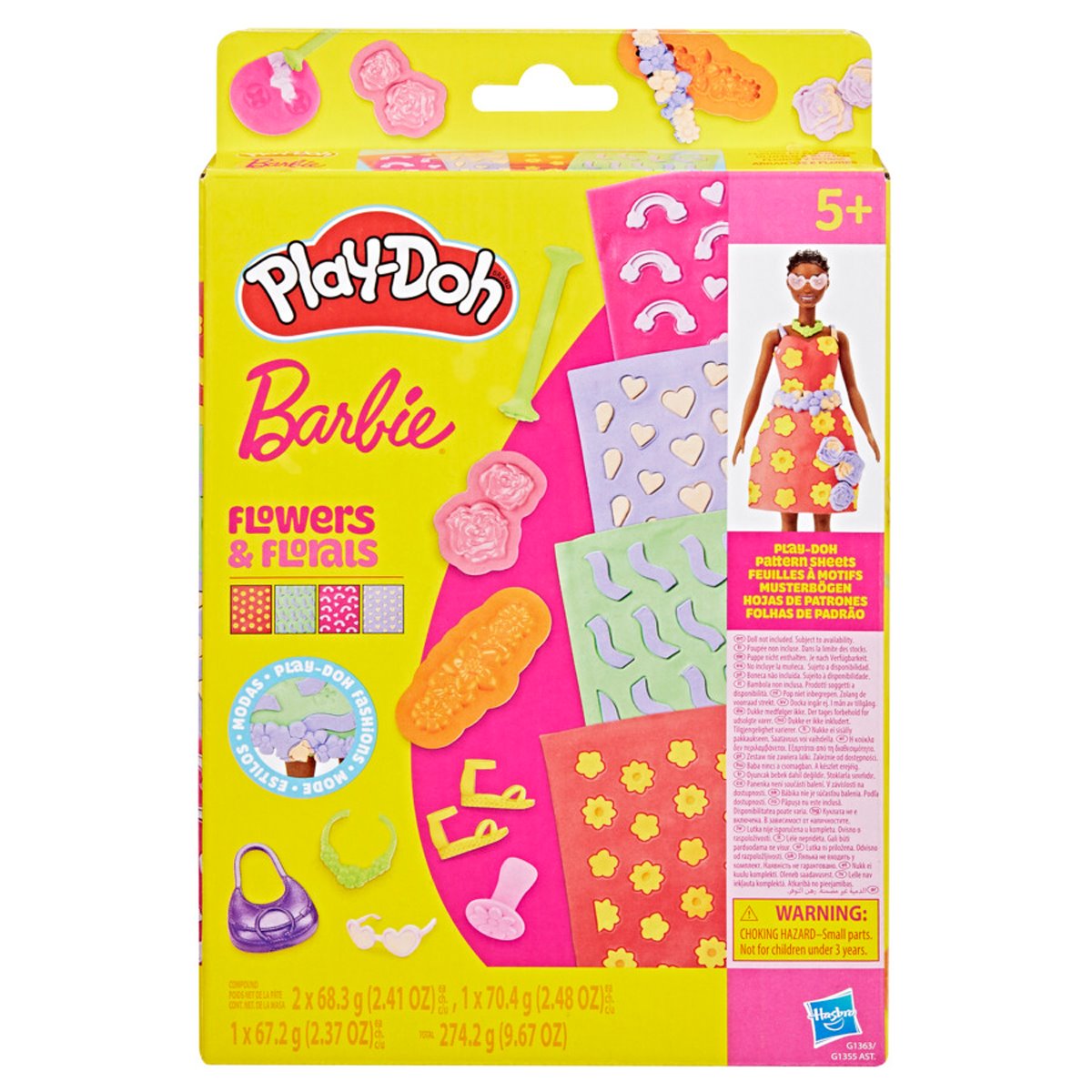 Barbie Fashionista Play-Doh Flowers and Florals Set