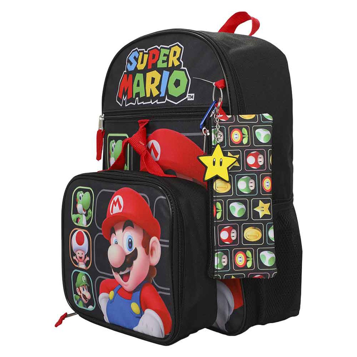 Super Mario Bros. Mario and Friends Backpack 5-Piece Set