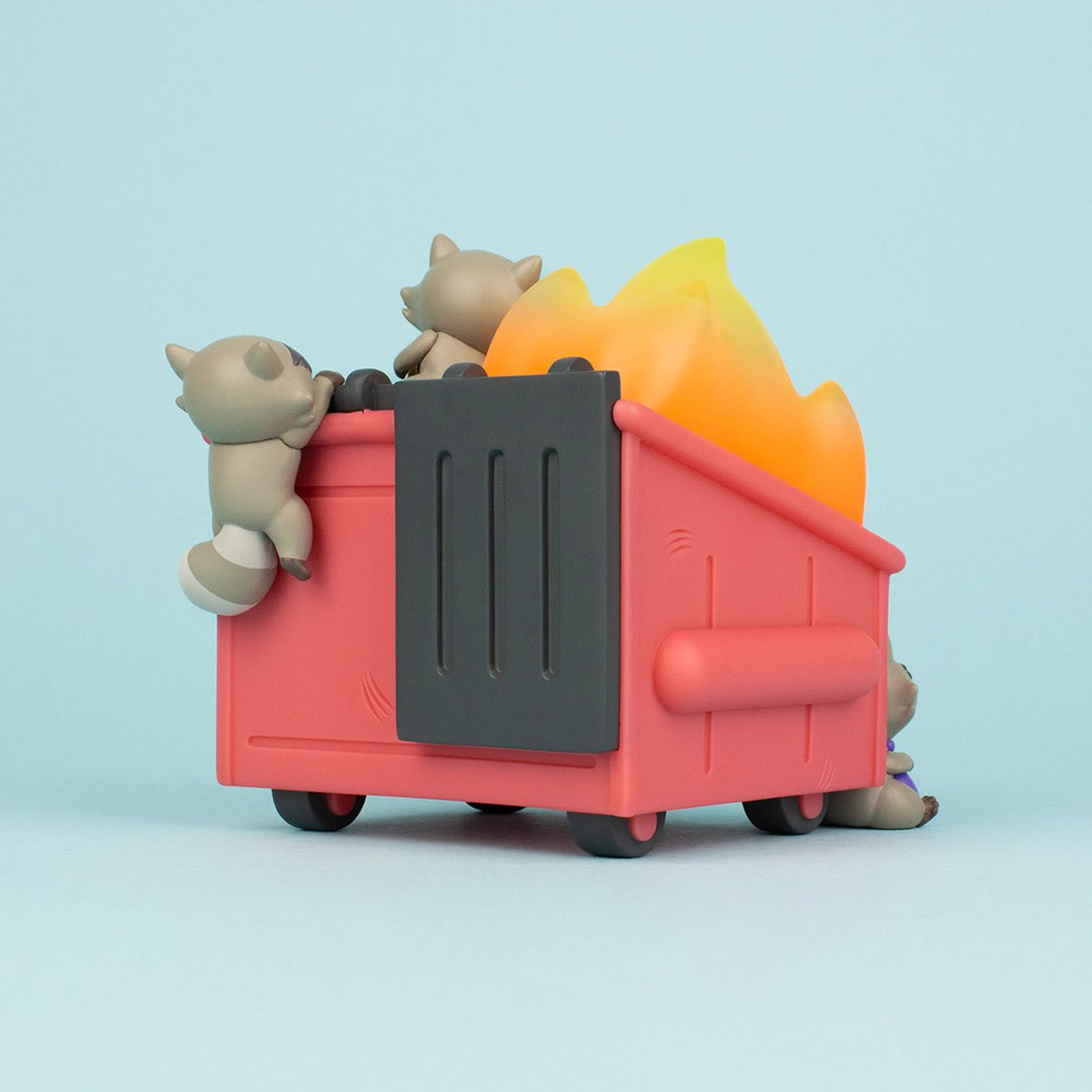 Dumpster Fire Trash Panda Vinyl Figure