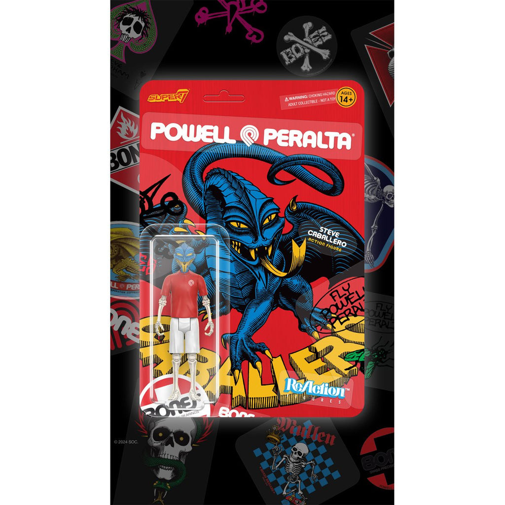 Powell-Peralta Steve Caballero Dragon (Mt. Trashmore '85) 3 3/4-Inch ReAction Figure