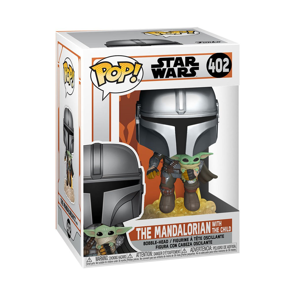 Star Wars The Mandalorian Flying Funko Pop! Vinyl Figure 402