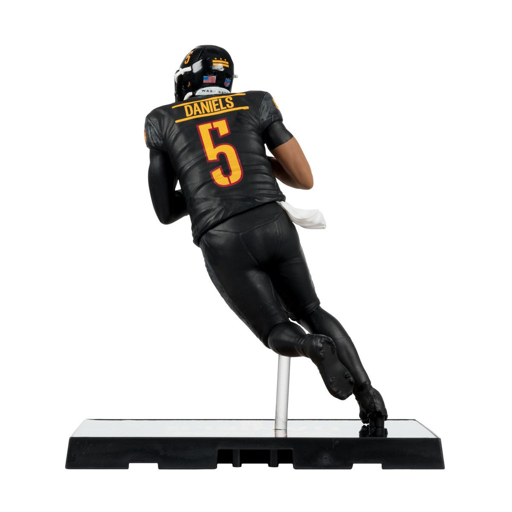 NFL SportsPicks 2025 Washington Commanders Jayden Daniels Alternate Black Uniform 7-Inch Posed Figure