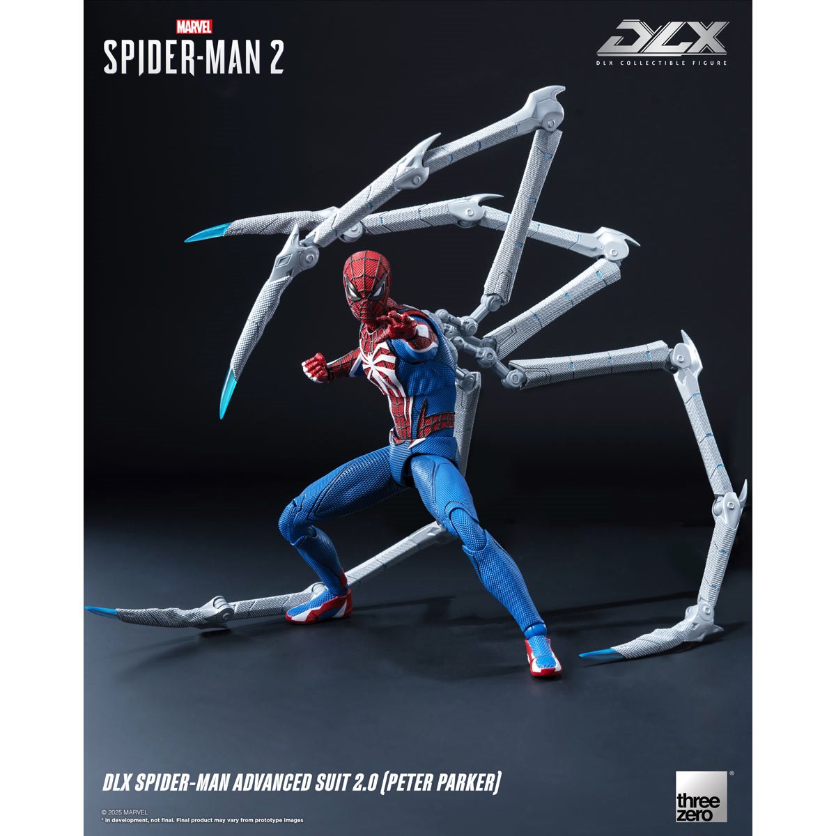 Marvel's Spider-Man 2: Spider-Man Advanced Suit 2.0 Peter Parker DLX Action Figure