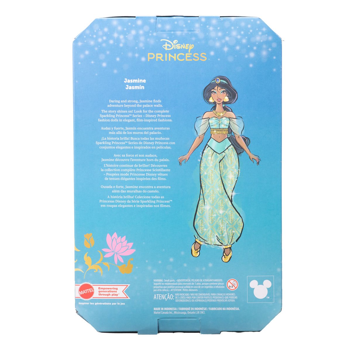 Disney Princess Sparkling Princess Jasmine Fashion Doll