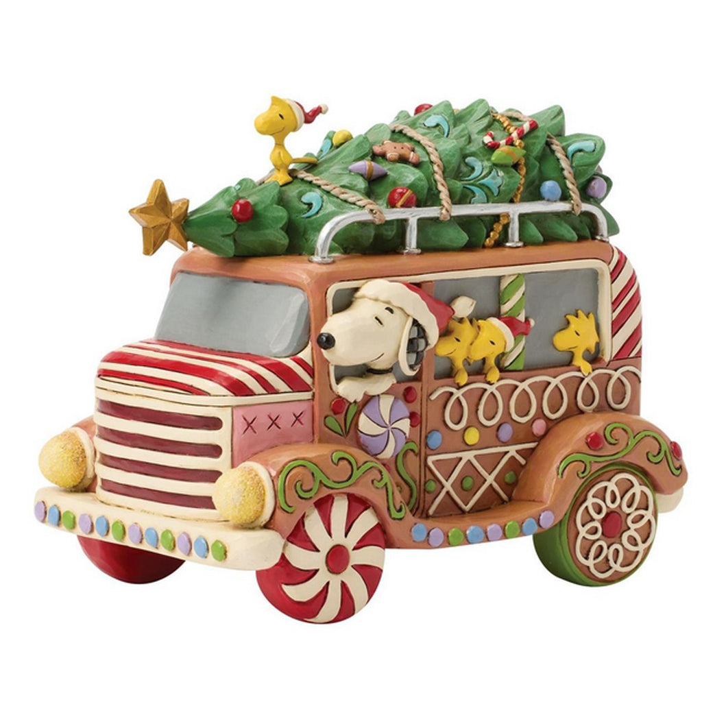Peanuts Gingerbread Van by Jim Shore Statue