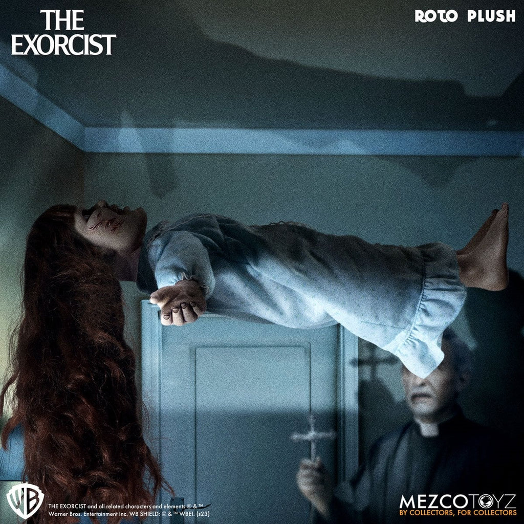 The Exorcist Regan MacNeil Mezco Designer Series 18-Inch Roto Plush Doll
