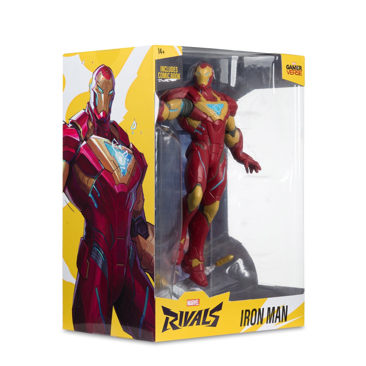 Marvel Rivals Wave 2 Iron Man 1:6 Scale Posed Figure with Scene and Comic