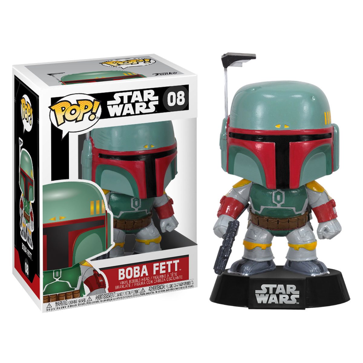 Star Wars Boba Fett with Pistol Funko Pop! Vinyl Figure #08