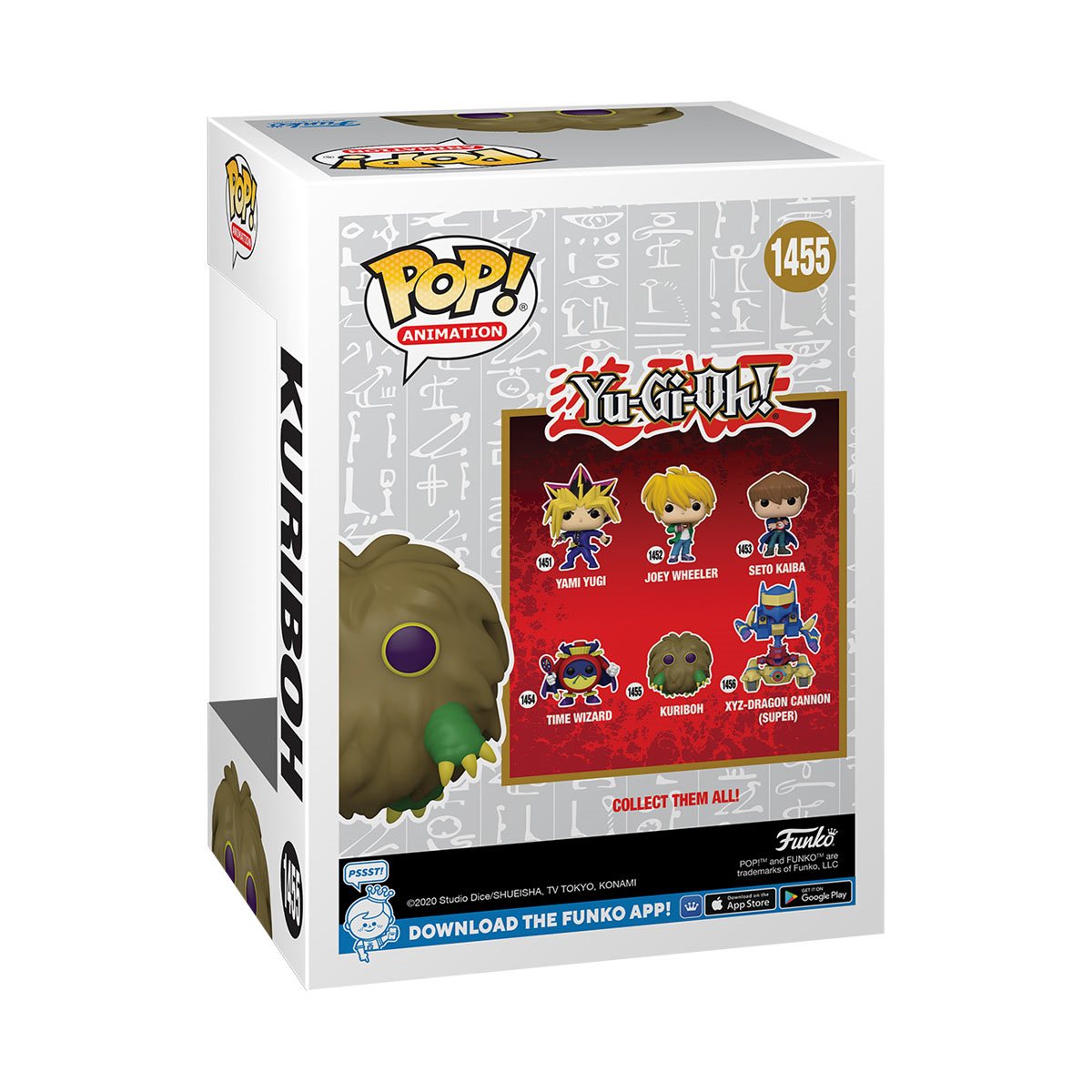 Yu-Gi-Oh! Kuriboh Flocked and Glow-in-the-Dark Funko Pop! Vinyl Figure #1455 - AAA Anime Exclusive