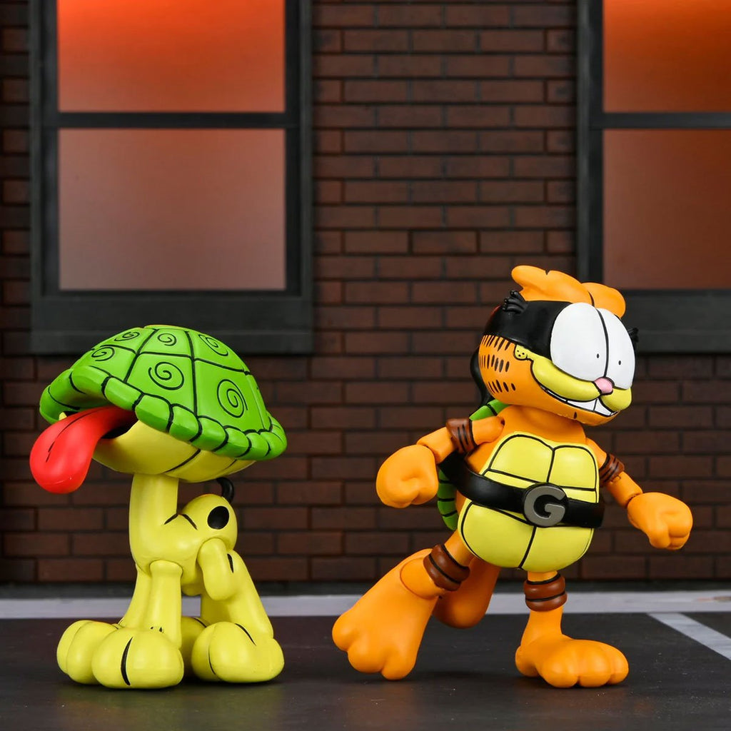 Teenage Mutant Ninja Turtles Archie Comics x Garfield Ultimate Garfello with Odie 7-Inch Scale Action Figure