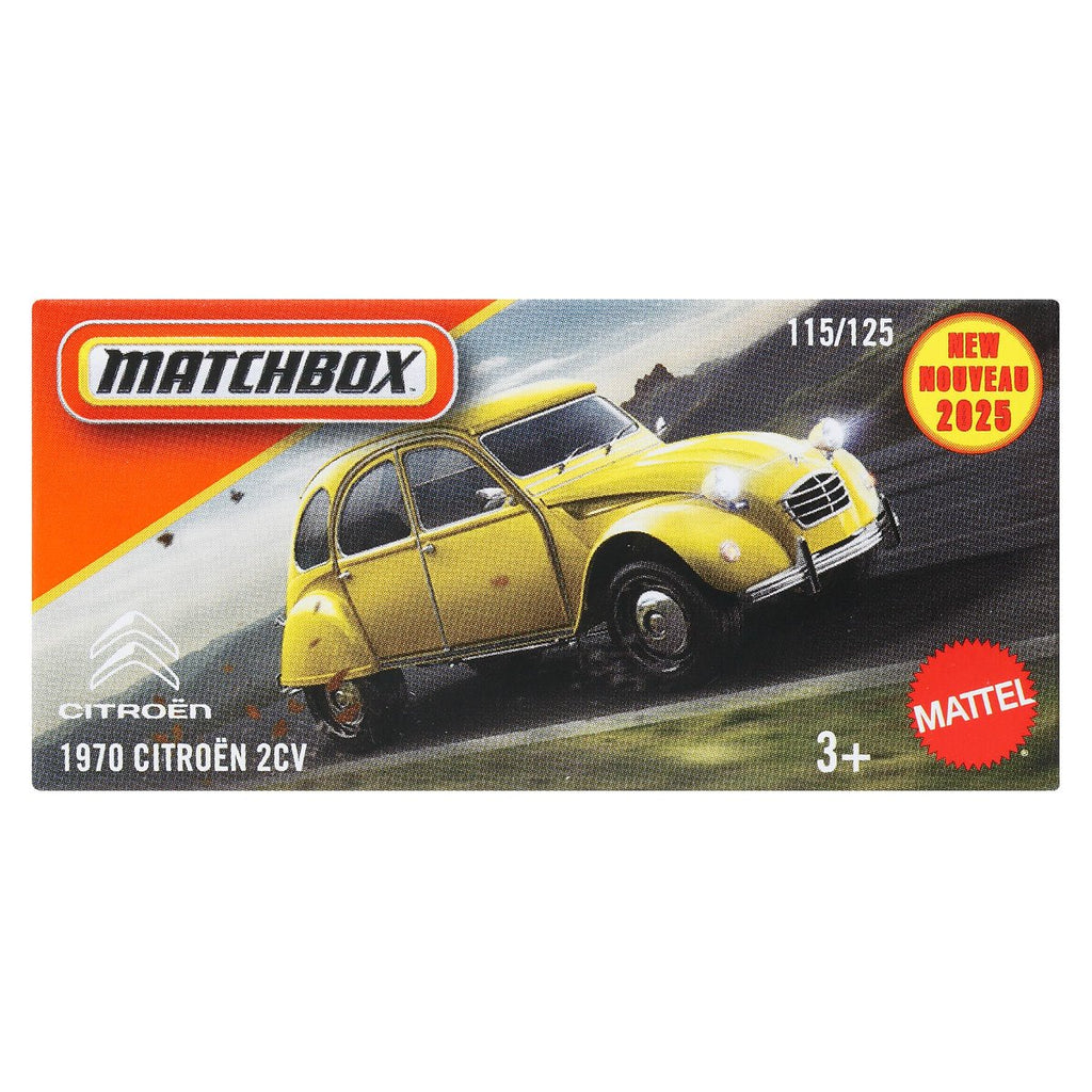 Matchbox Power Grabs 2025 Mix 6 Die-Cast Vehicle Case of 48