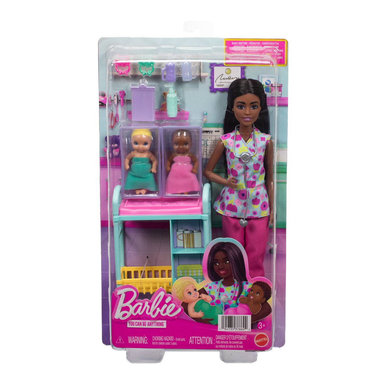 Barbie Careers Baby Doctor Doll with Brown Hair