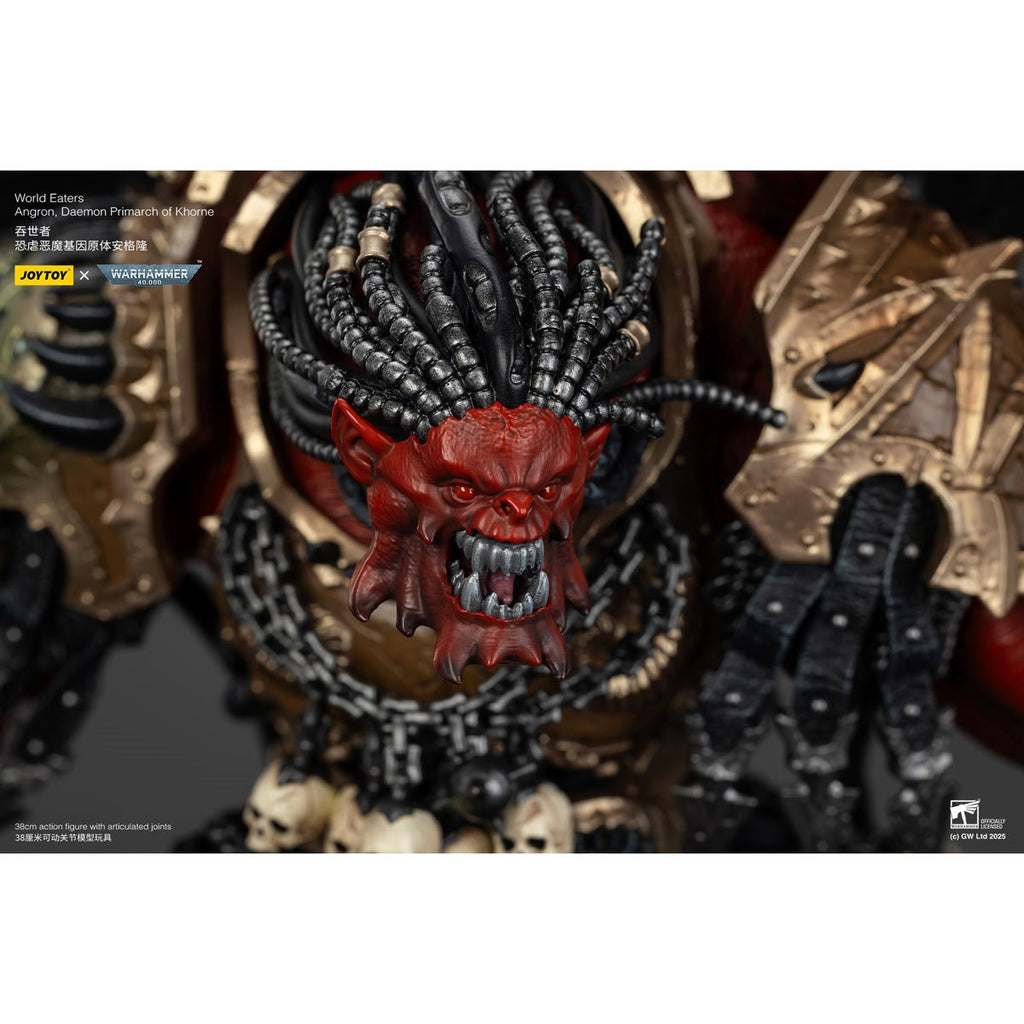 Joy Toy Warhammer 40,000 World Eaters Angron Daemon Primarch of Khorne 1:18 Scale Action Figure