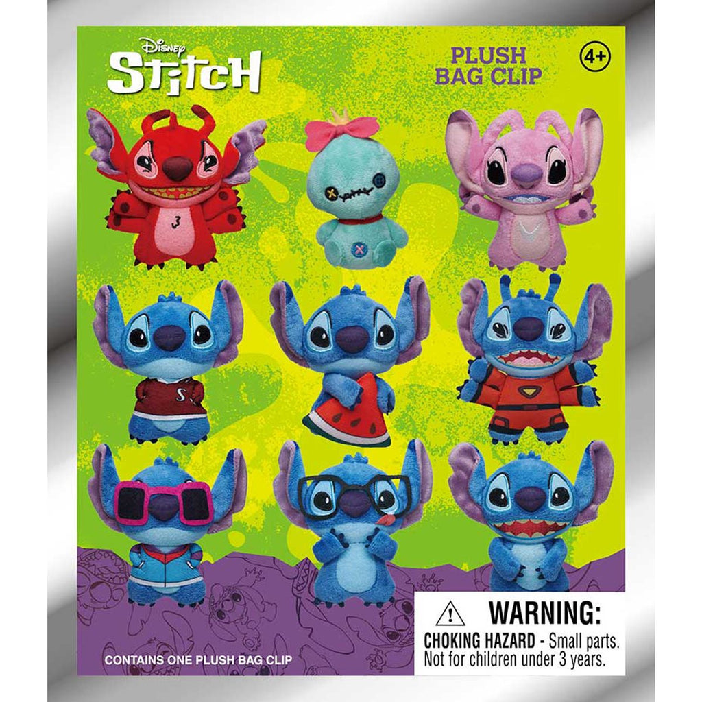 Lilo & Stitch Stitch Plush Bag Clip Display Case of 24