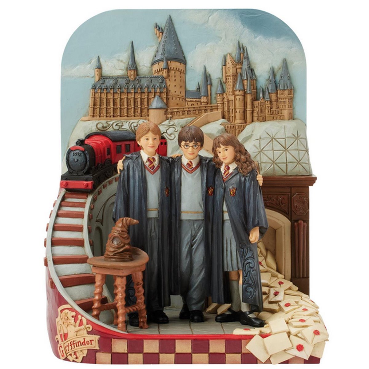 Harry Potter Trio Castle Scene Heartwood Creek Statue