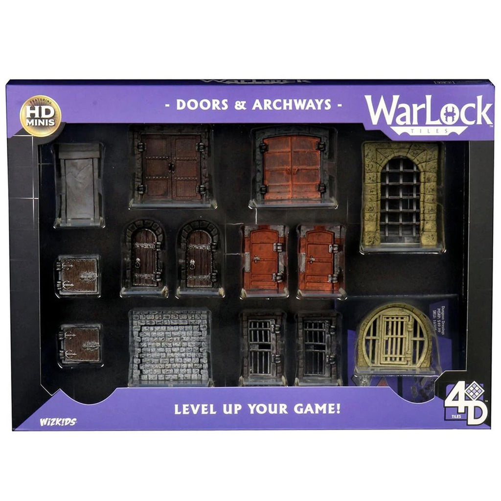 WarLock Tiles Doors & Archways Accessory Pack