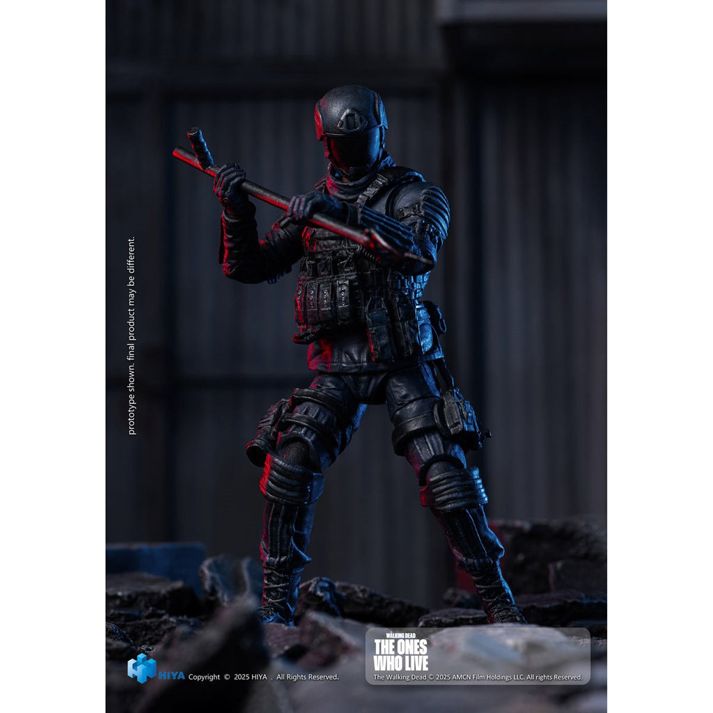 The Walking Dead The Ones Who Lived CRM Soldier Exquisite Mini Series 1:18 Scale Action Figure