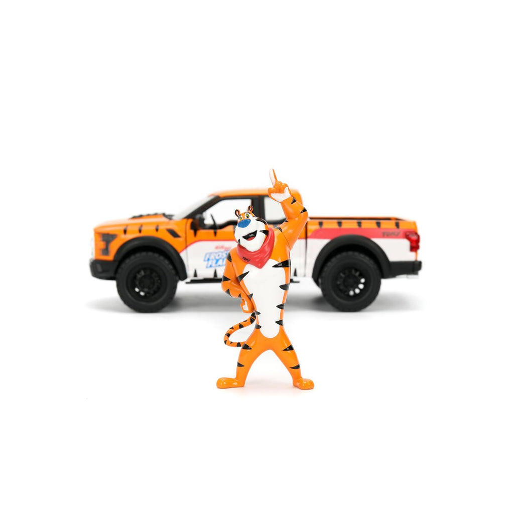 Hollywood Rides Kellogg's 2017 Ford F-150 Raptor 1:24 Scale Die-Cast Metal Vehicle with Tony the Tiger Figure
