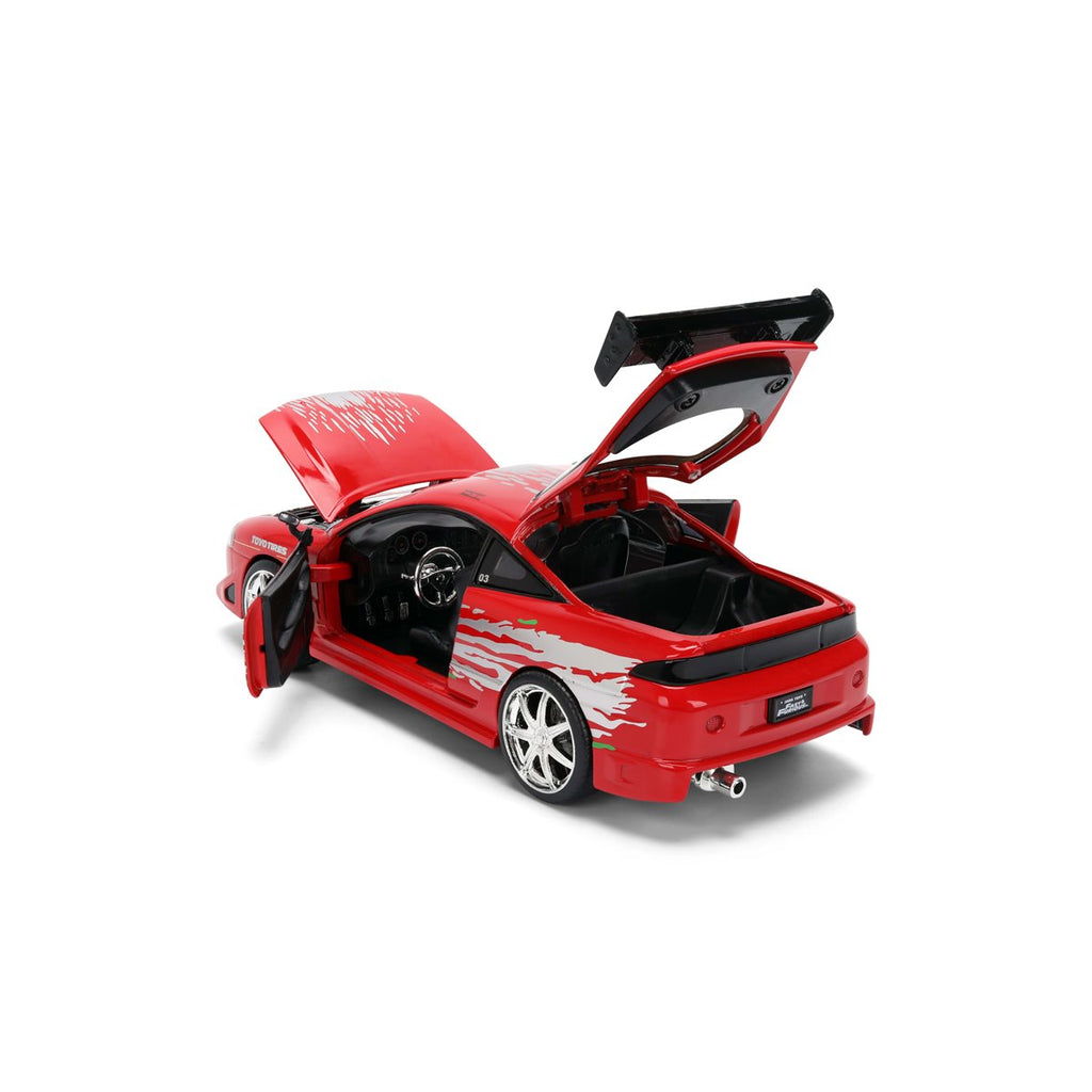 Fast and the Furious Brian's Mitsubishi Eclipse Toyo Tires 1:24 Scale Die-Cast Metal Vehicle