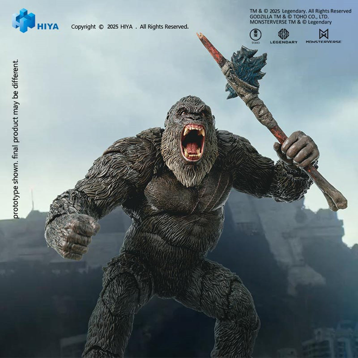 Godzilla King of the Monsters Kong 2.0 Exquisite Basic Series None Scale 6-Inch Action Figure