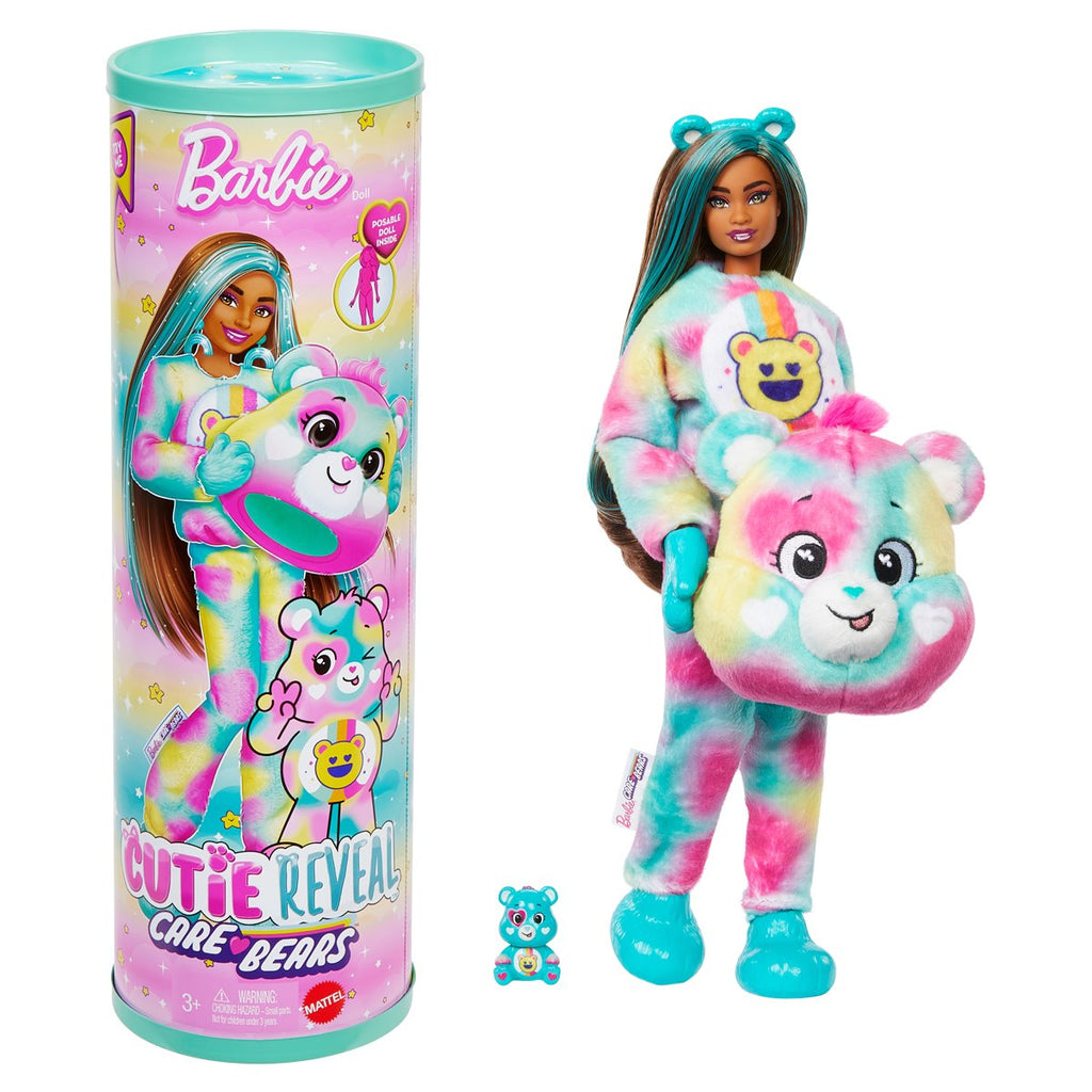 Barbie Care Bears Cutie Reveal Series 2 Doll Case of 3