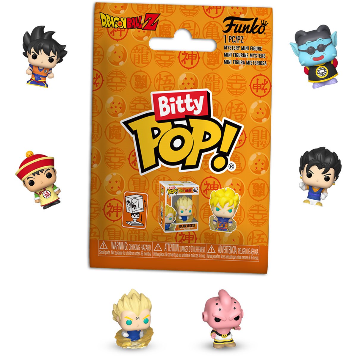 Dragon Ball Z Funko Bitty Pop! Mini-Figure Singles - Random 8-Pack