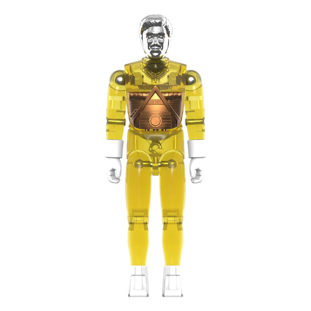 Micronauts Time Traveler (Translucent Yellow) 3 3/4-Inch ReAction+ Figure