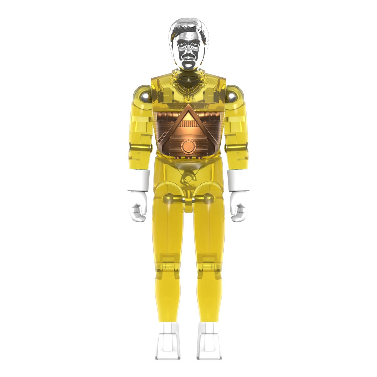 Micronauts Time Traveler (Translucent Yellow) 3 3/4-Inch ReAction+ Figure