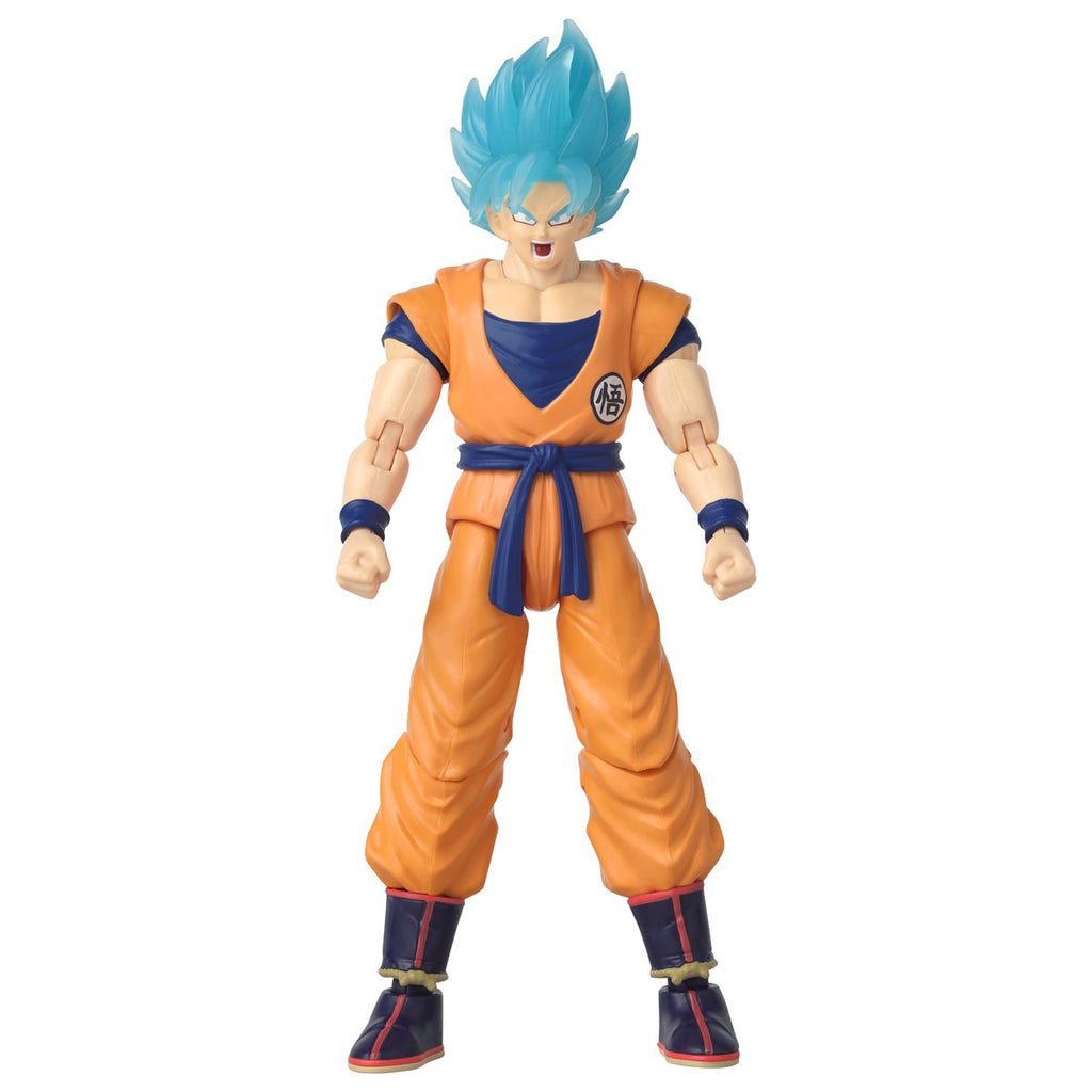 Dragon Ball Super Dragon Stars Power-Up Pack Super Saiyan Blue Goku DBS Broly Version Action Figure