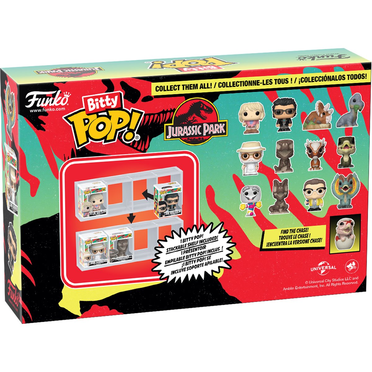 Jurassic Park Mr. DNA Funko Bitty Pop! Mini-Figure 4-Pack