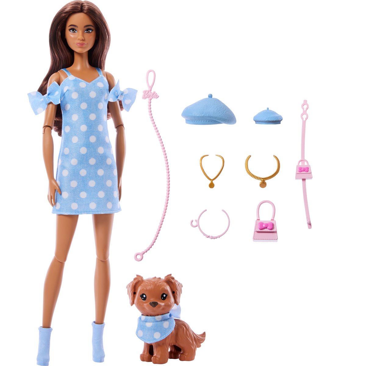 BarbieTwinning Looks Polka Dot Accessories and Doll